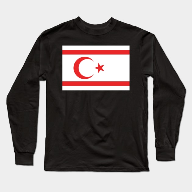 Northern Cyprus Long Sleeve T-Shirt by Wickedcartoons